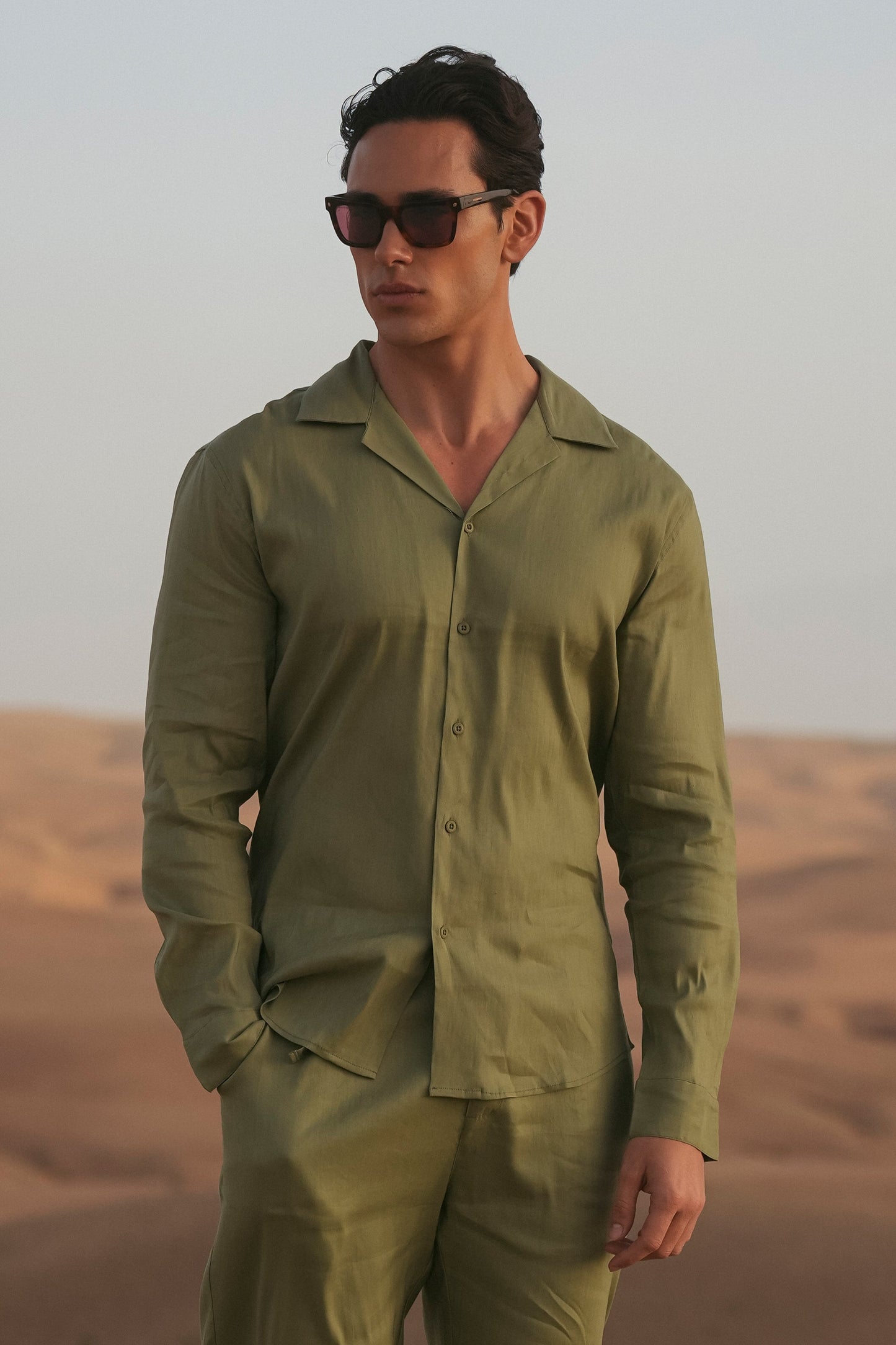 THE LINEN LS SHIRT