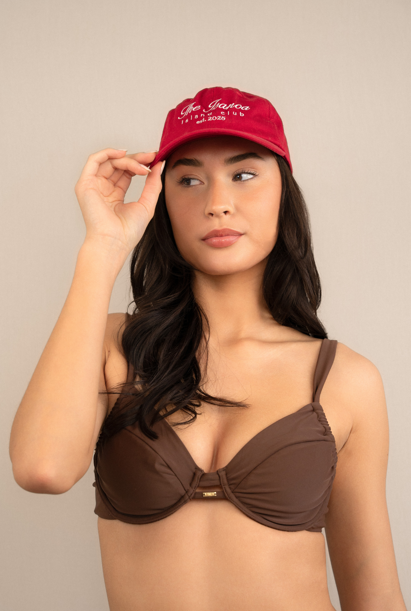 Beach cap ruby