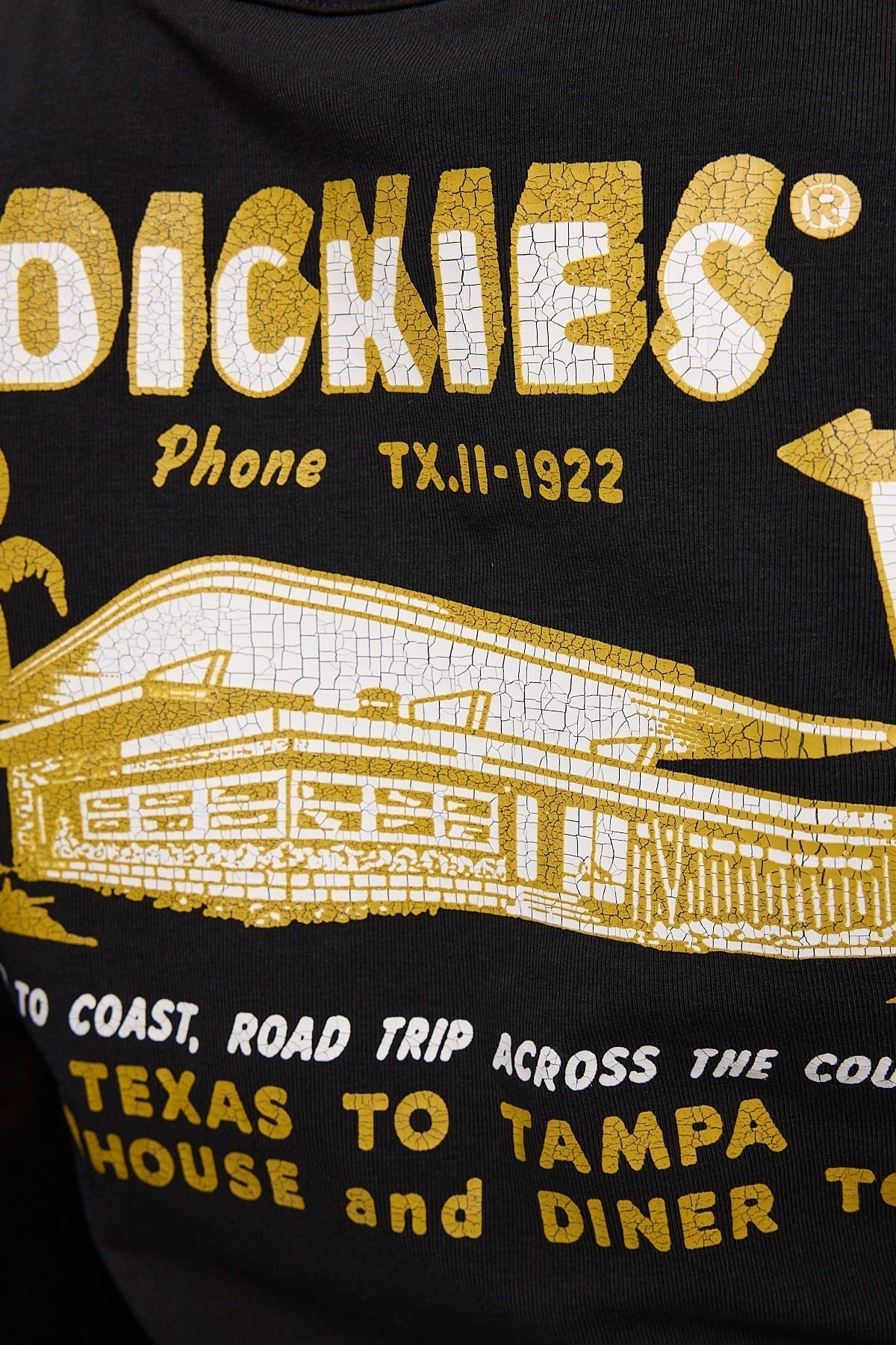 Dickies Diner Tour Tee Black