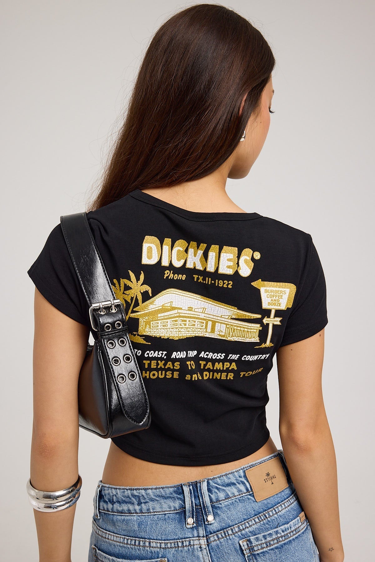 Dickies Diner Tour Tee Black