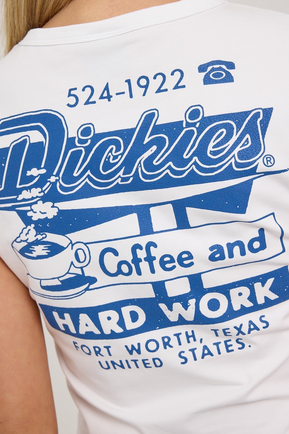 Dickies Coffee Mini Baby Tee White