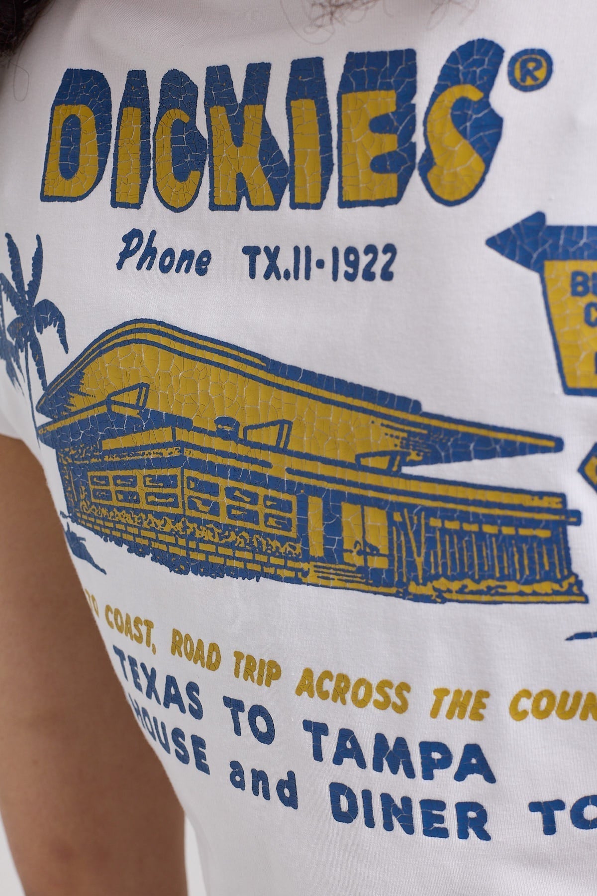 Dickies Diner Tour Tee White