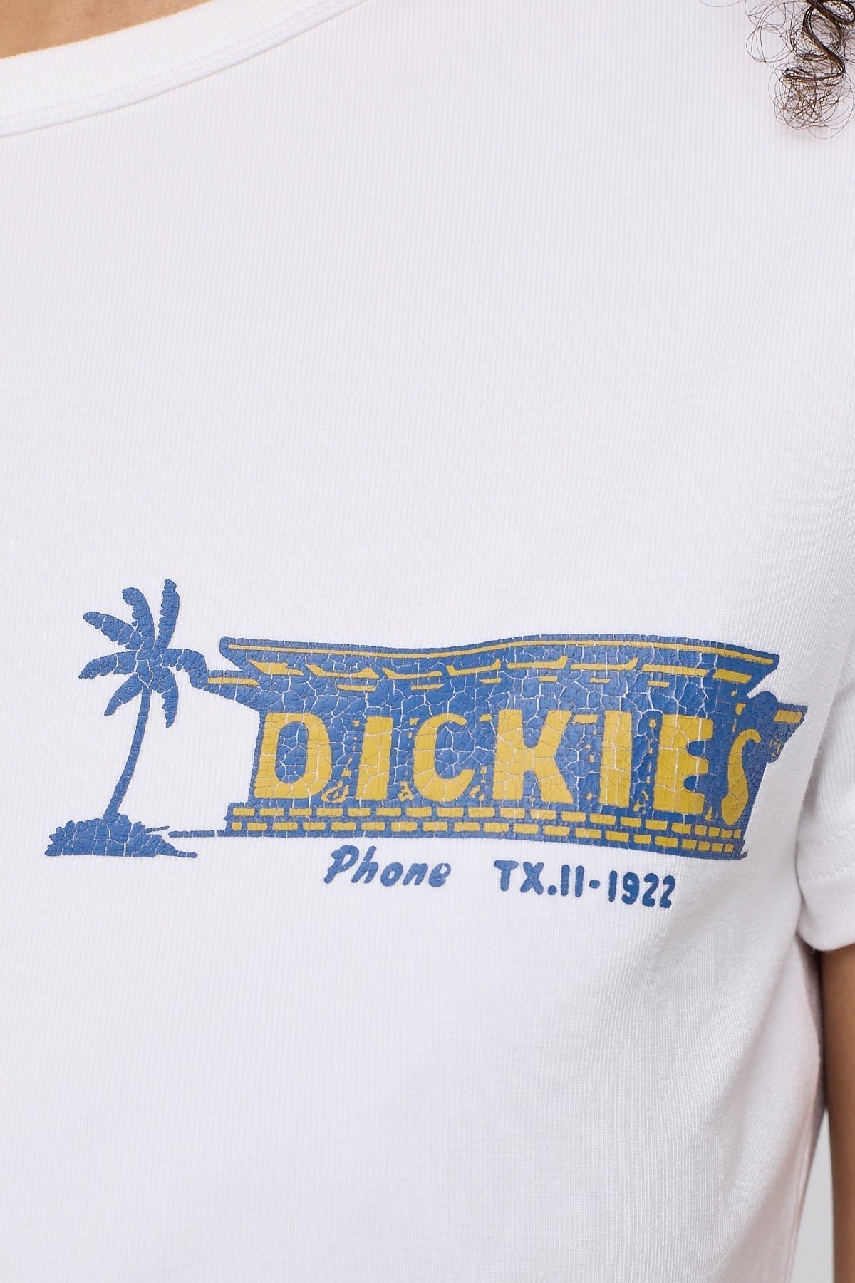 Dickies Diner Tour Tee White