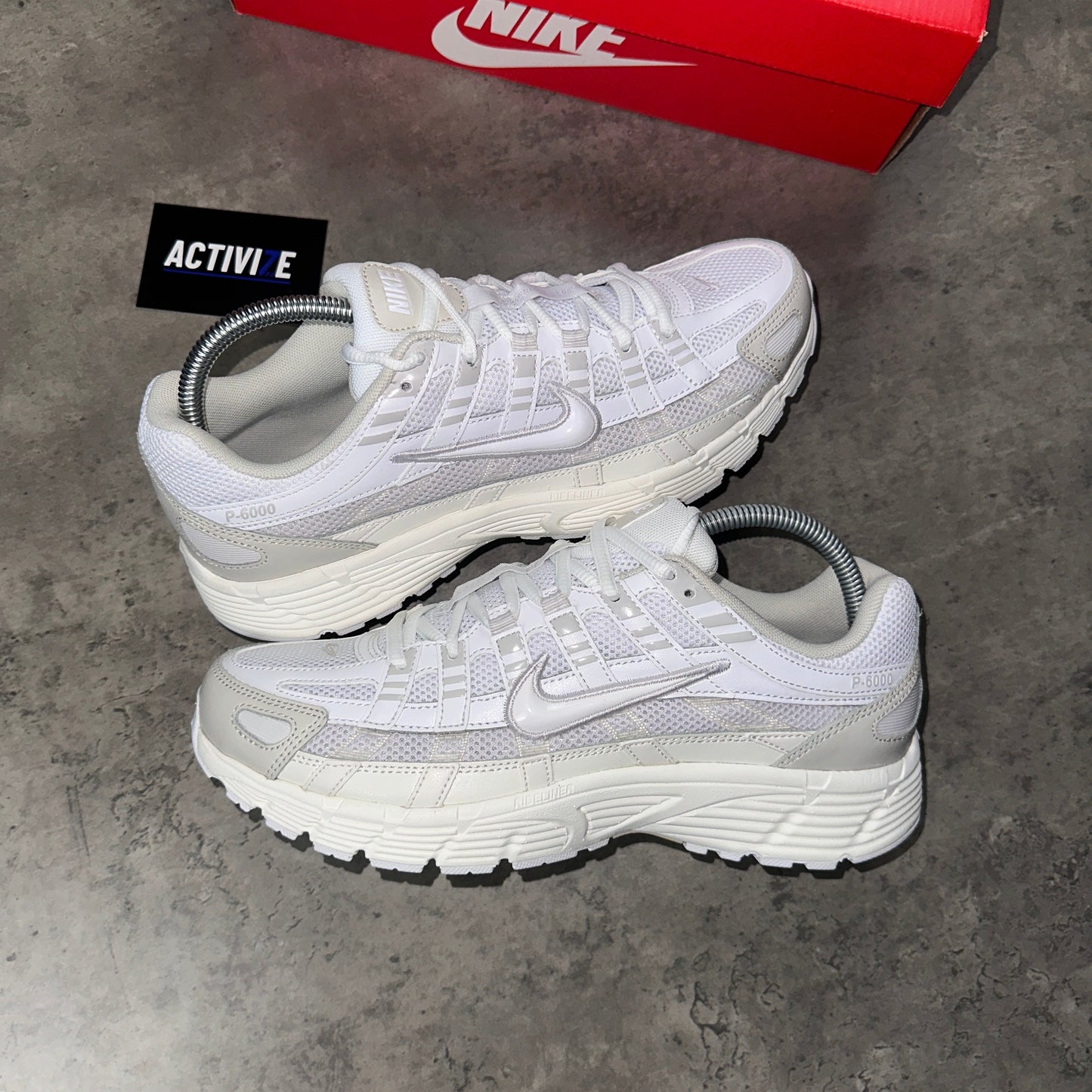 Nike P6000 Trainers Triple White
