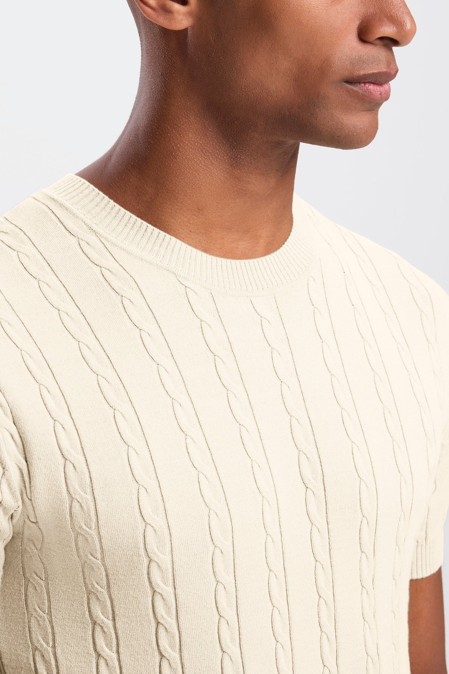 THE CABLE SHORT SLEEVE T-SHIRT