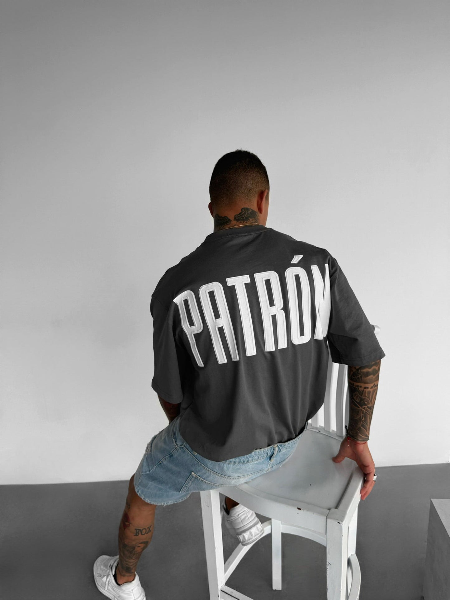 Oversize Patron T-shirt - Anthracite