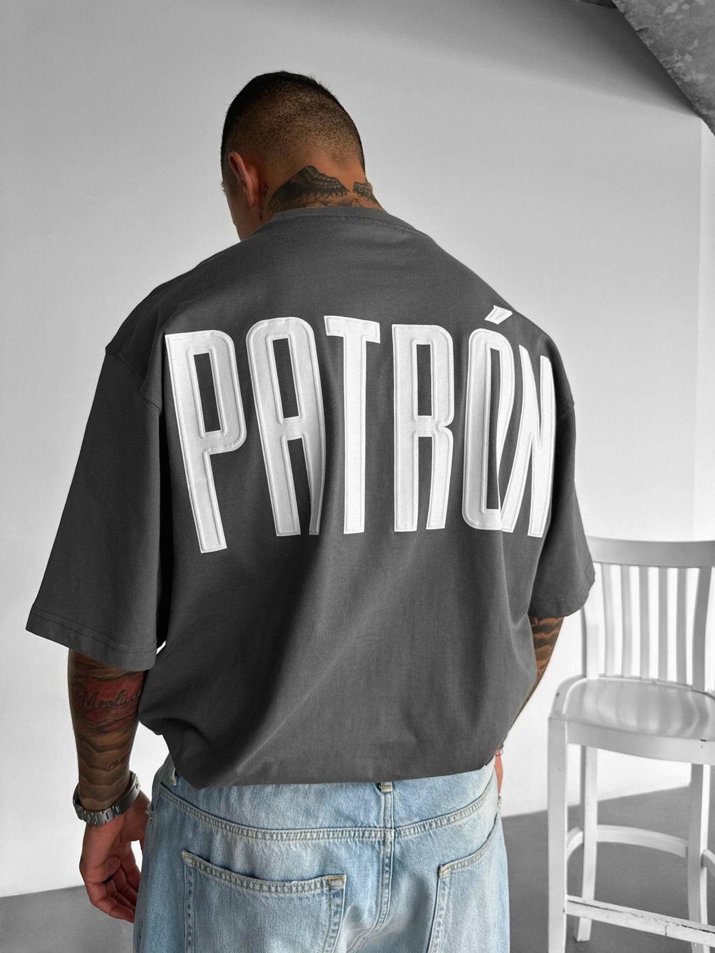 Oversize Patron T-shirt - Anthracite