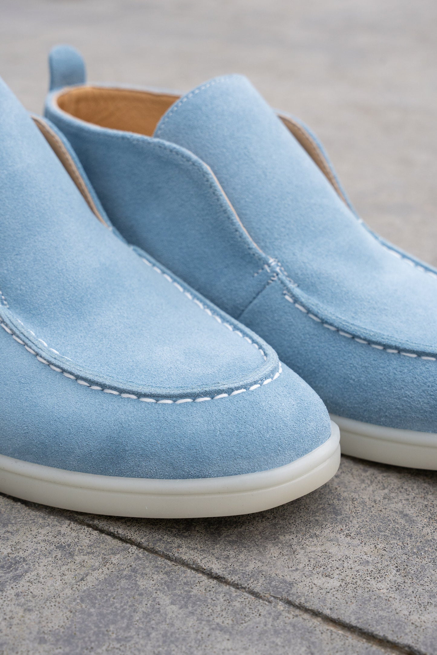 THE ARONA SUEDE LOAFERS