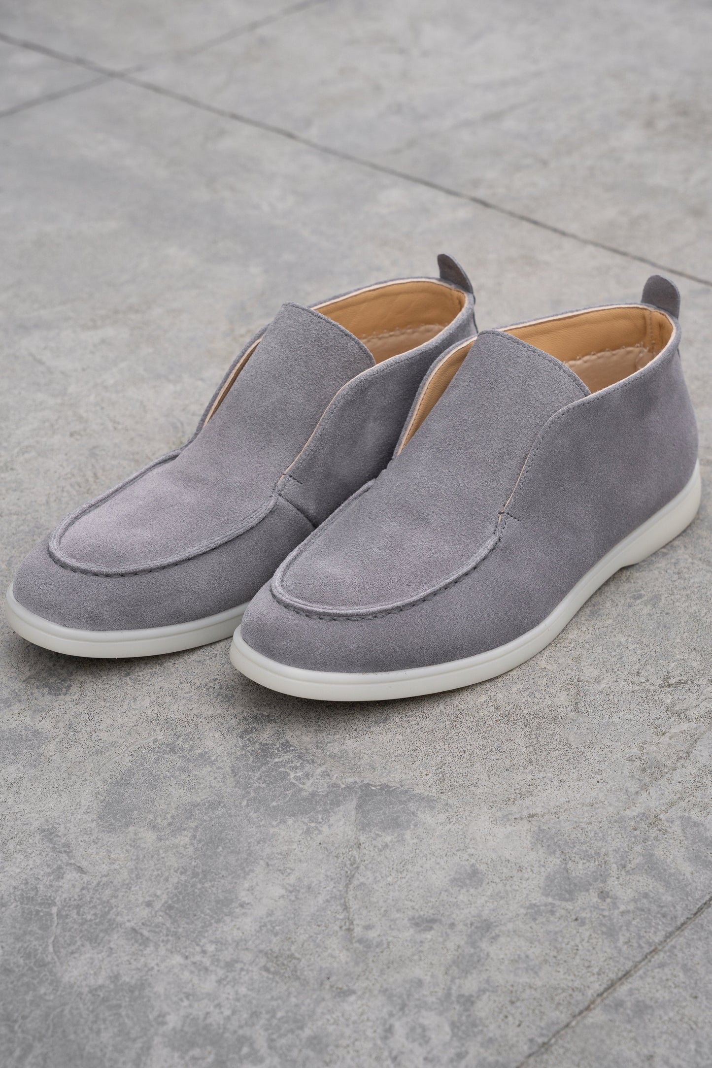 THE ARONA SUEDE LOAFERS