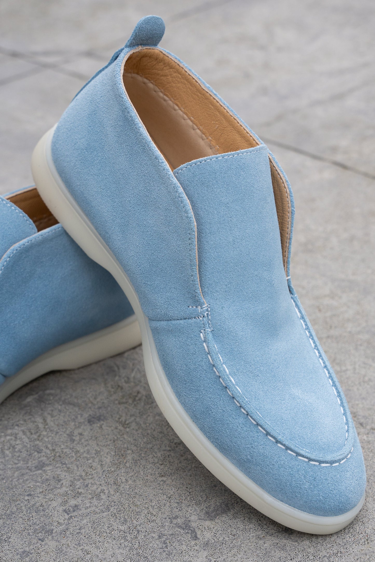 THE ARONA SUEDE LOAFERS