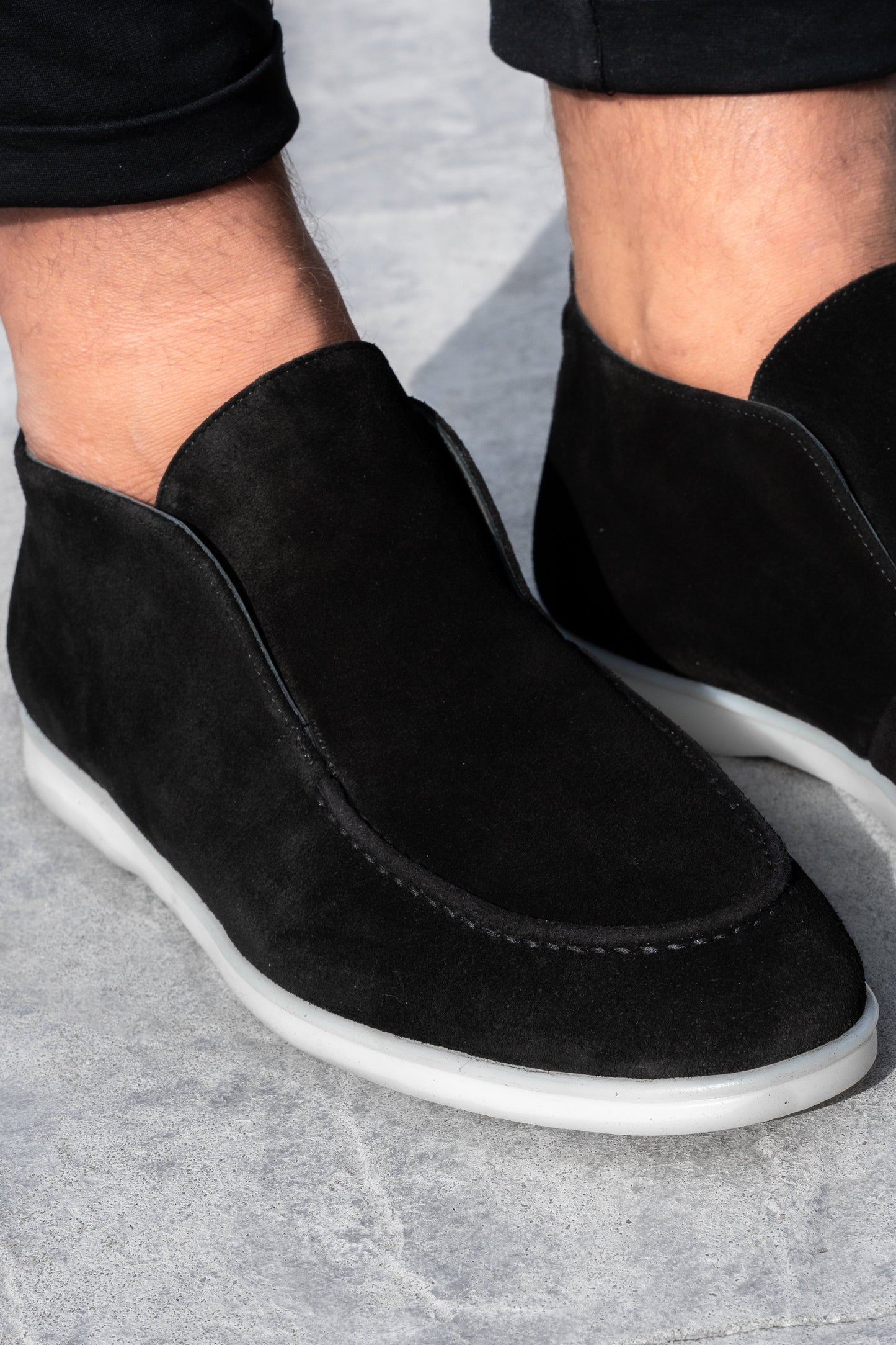 THE ARONA SUEDE LOAFERS