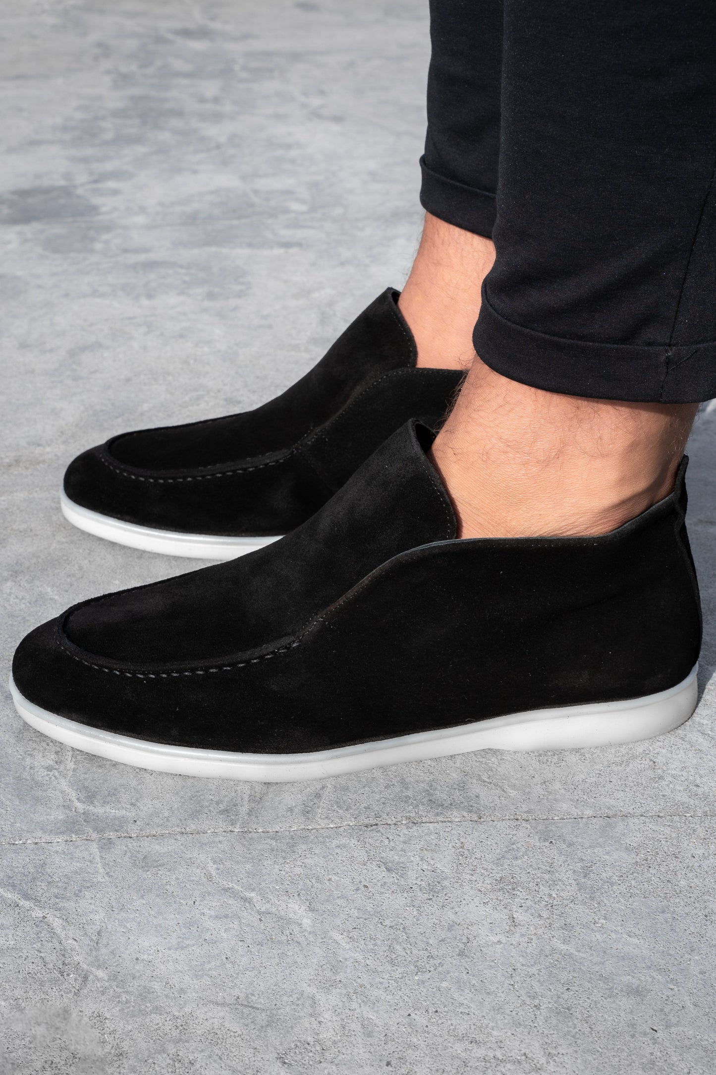 THE ARONA SUEDE LOAFERS