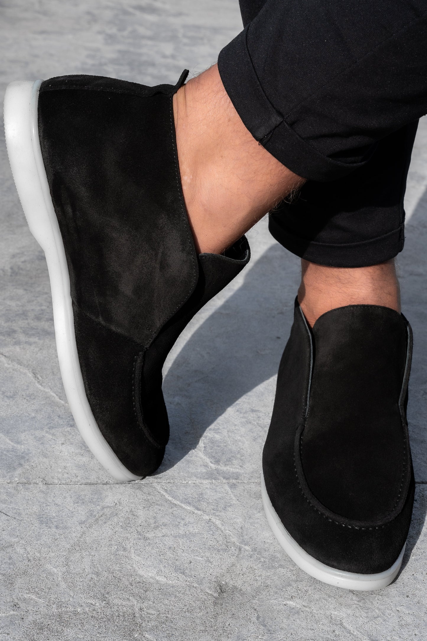 THE ARONA SUEDE LOAFERS