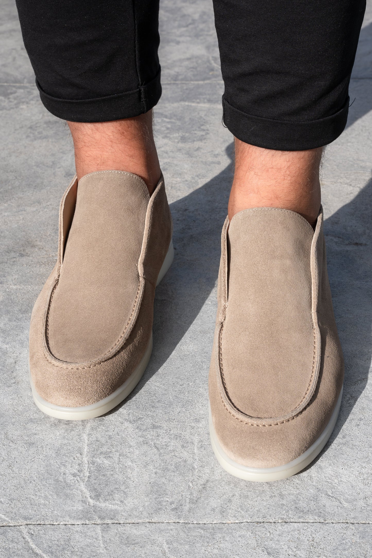 THE ARONA SUEDE LOAFERS