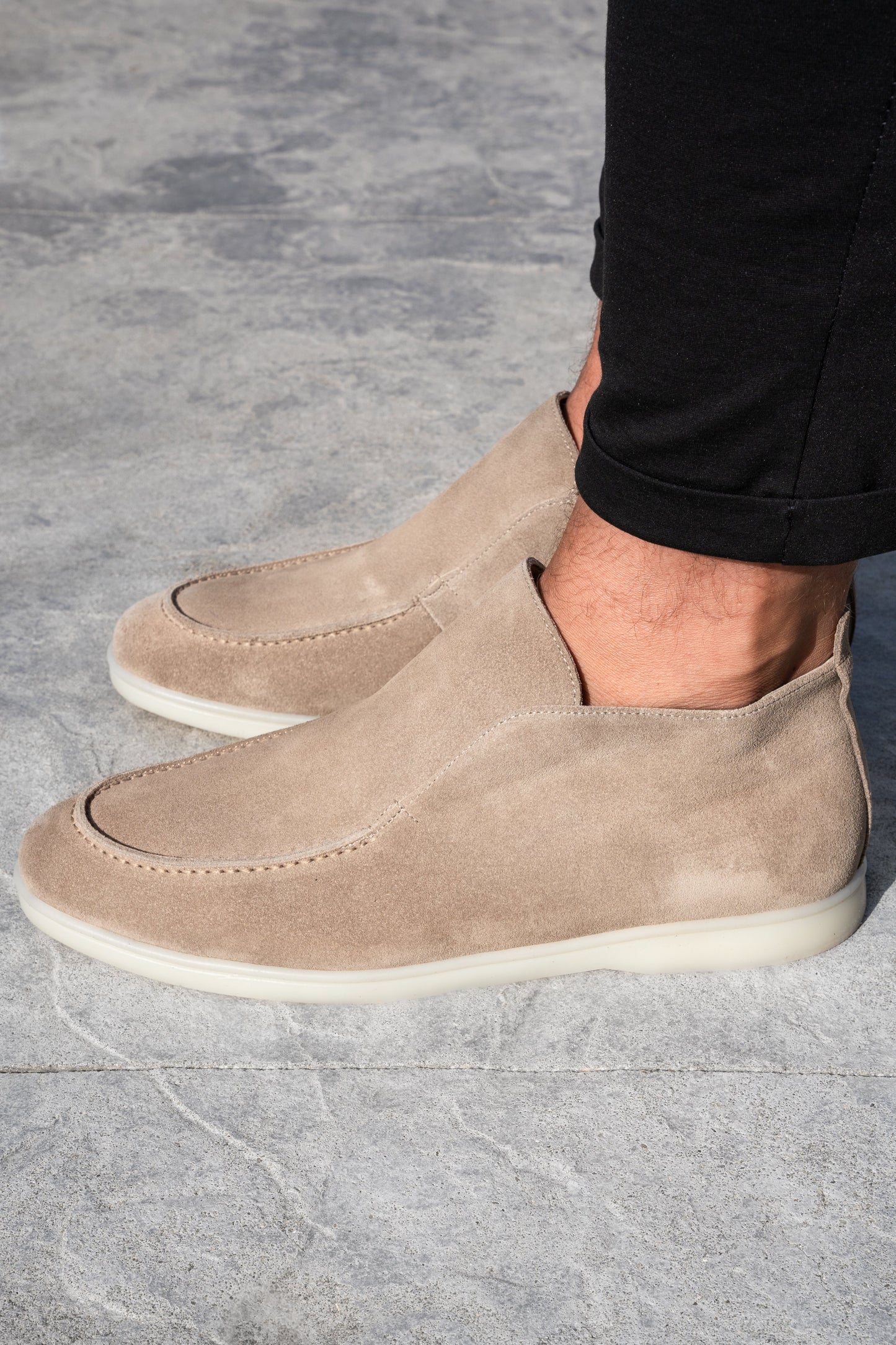 THE ARONA SUEDE LOAFERS