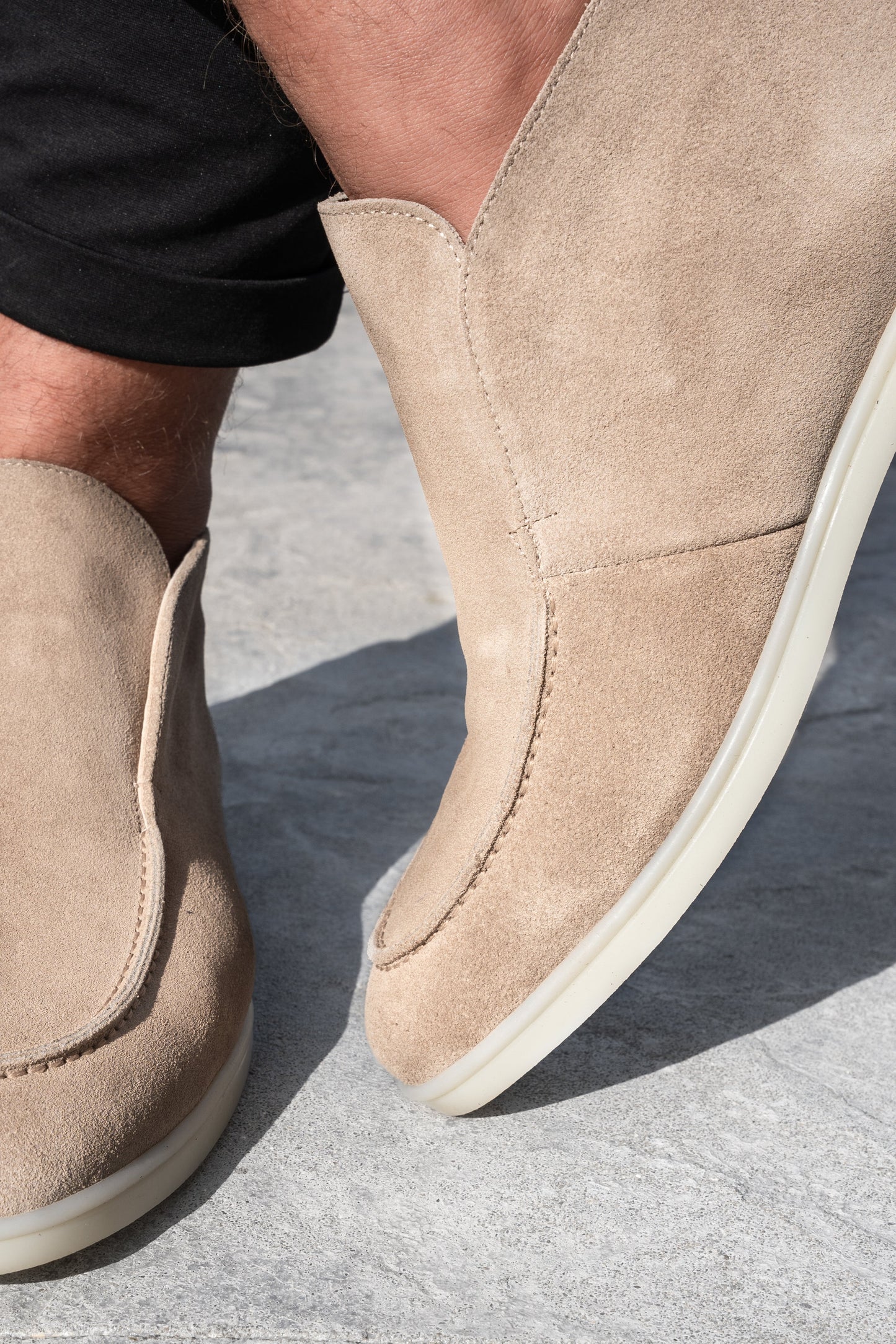 THE ARONA SUEDE LOAFERS