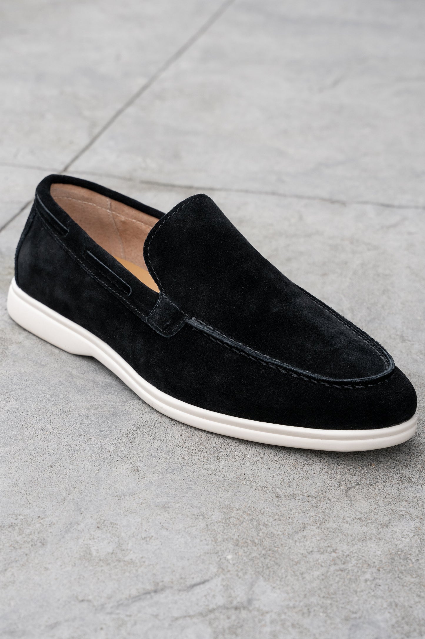 THE SUEDE VENETO LOAFERS