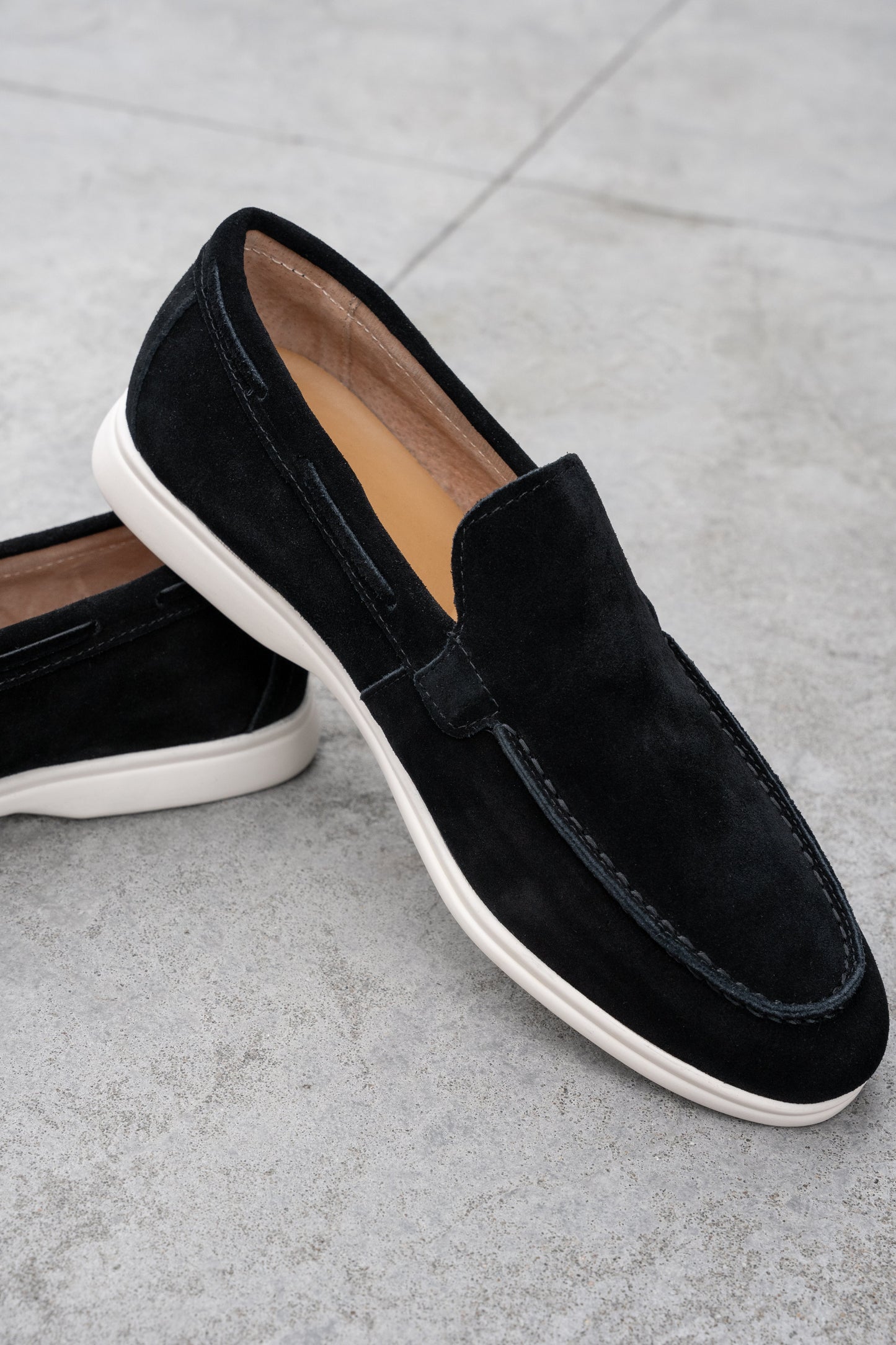 THE SUEDE VENETO LOAFERS