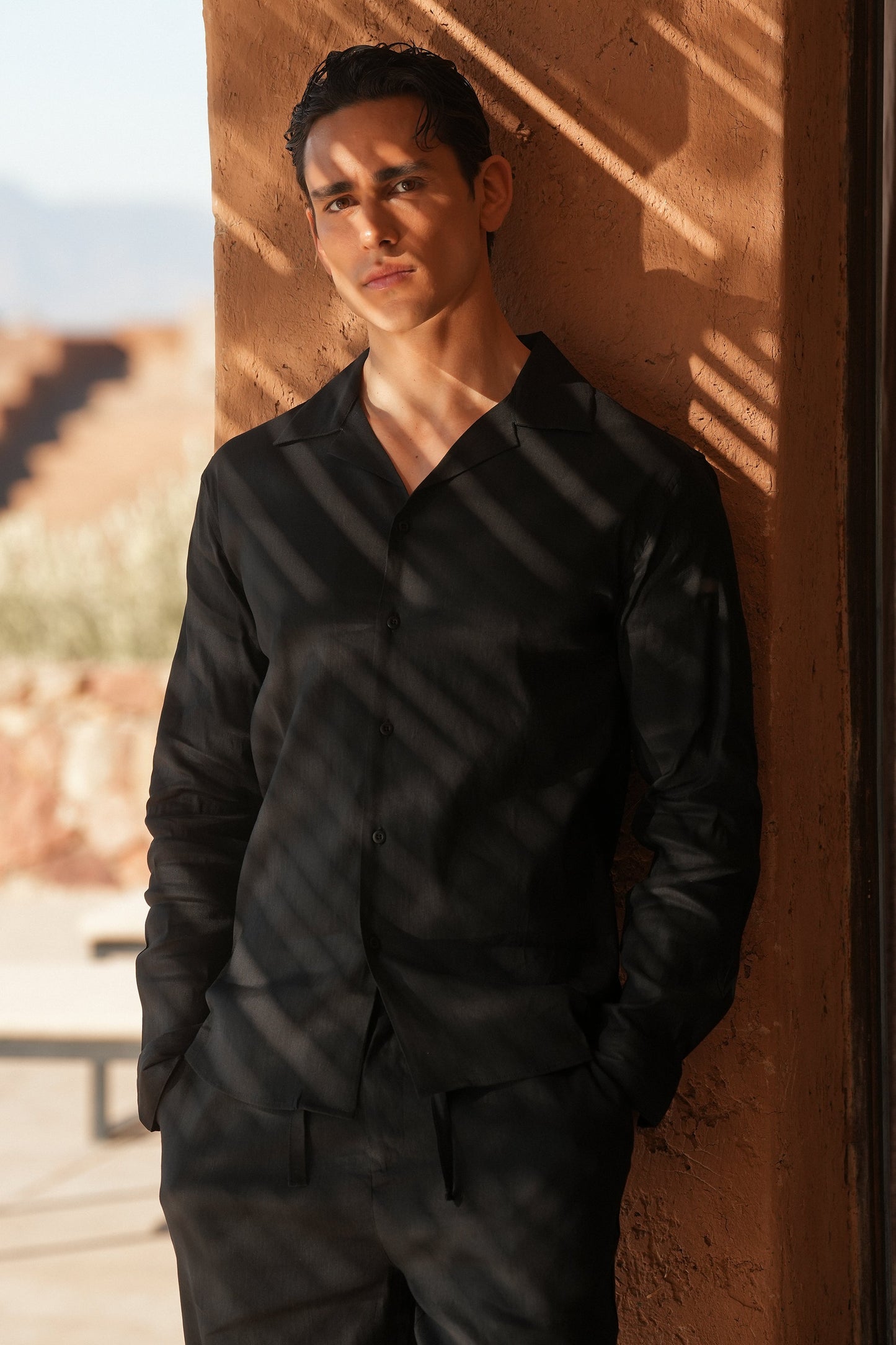 THE LINEN LS SHIRT