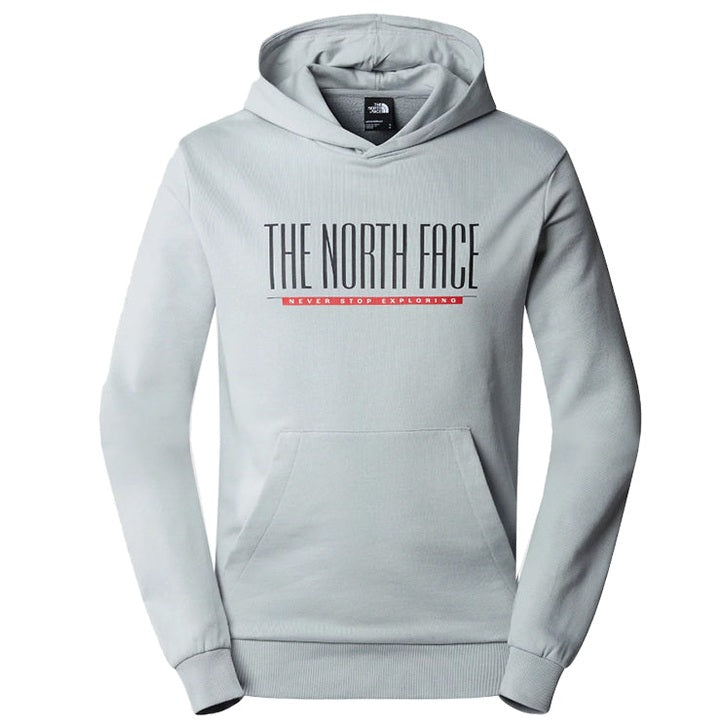 The North Face Mens TFN Est 1966 Hoodie High Rise Grey