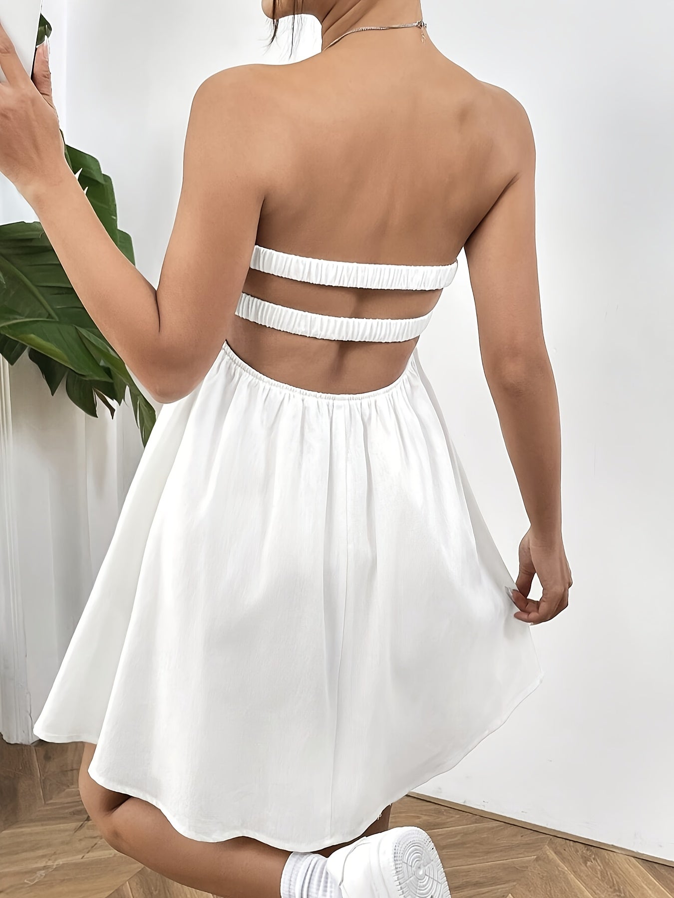 Mia | Zomerse Strapless A-lijn Jurk