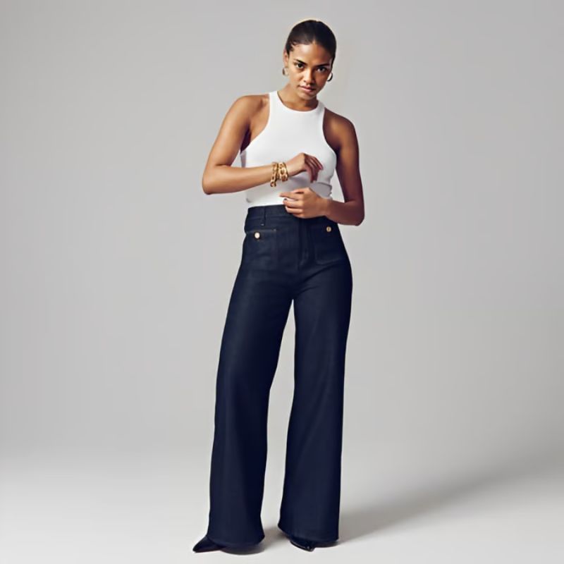 Riviera Flare™ damesjeans – High waist en flared denimstijl