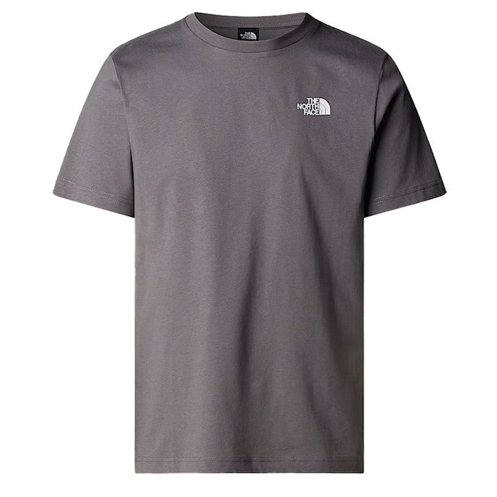 The North Face Mens Redbox T shirt Smoked Pearl-Hero Blue