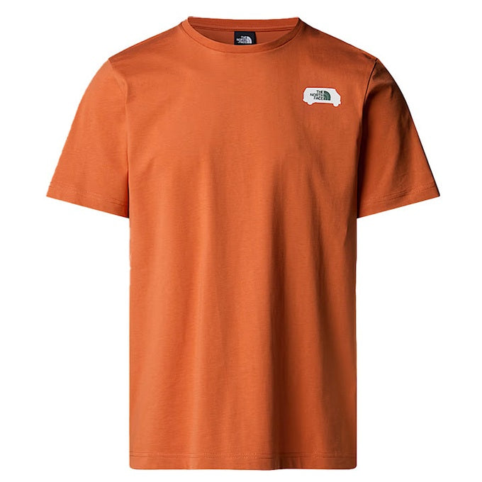 The North Face Mens Outdoor Graphic T Shirt Iron Bronze