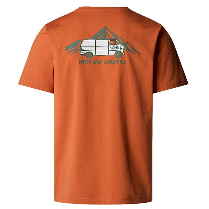 The North Face Mens Outdoor Graphic T Shirt Iron Bronze