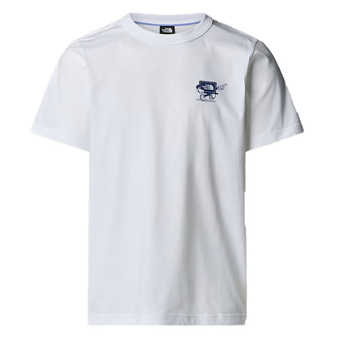The North Face Unisex Cartoon Logo Relaxed T-Shirt White