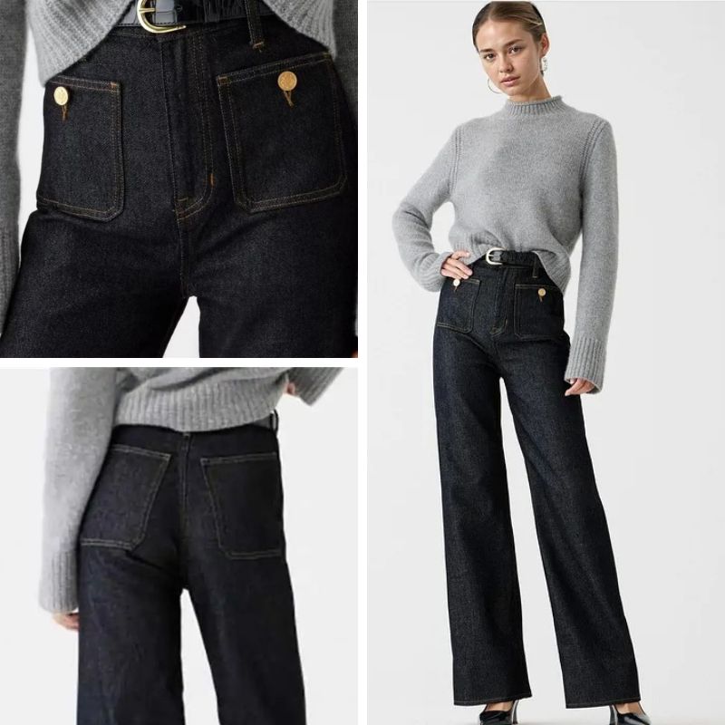 Riviera Flare™ damesjeans – High waist en flared denimstijl