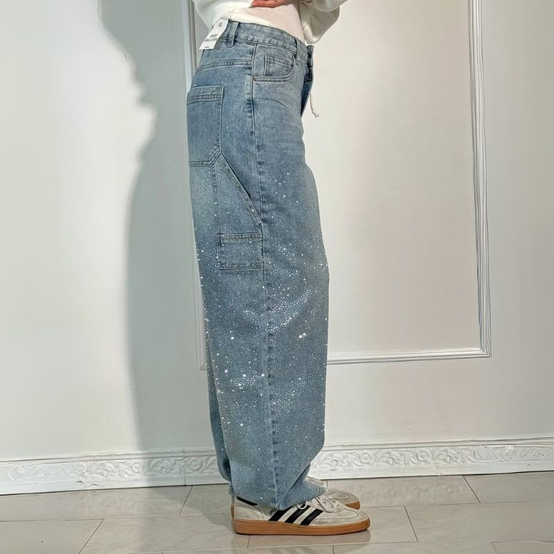 Stardust Cargo™ – Shiny Denim Statement