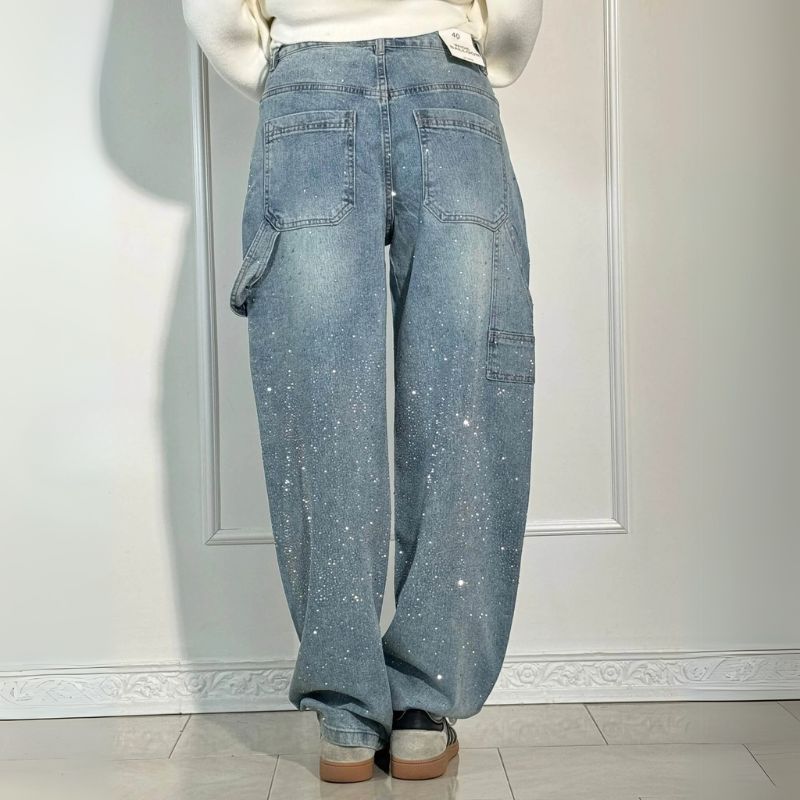 Stardust Cargo™ – Shiny Denim Statement