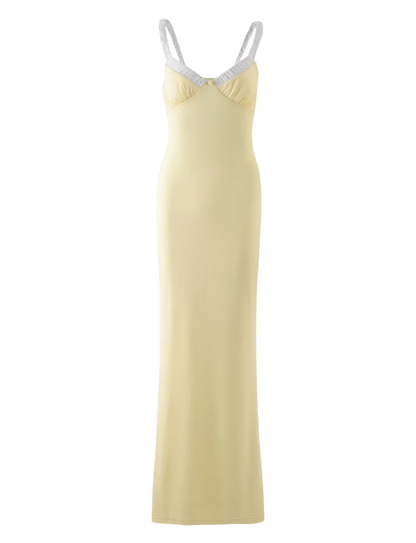 Taylor | Elegante Lange Bodycon Jurk met Luxe Details