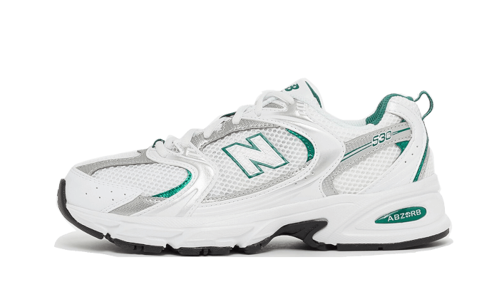 New Balance 530 Weiß Silber Grün | 1 + 1 gratis