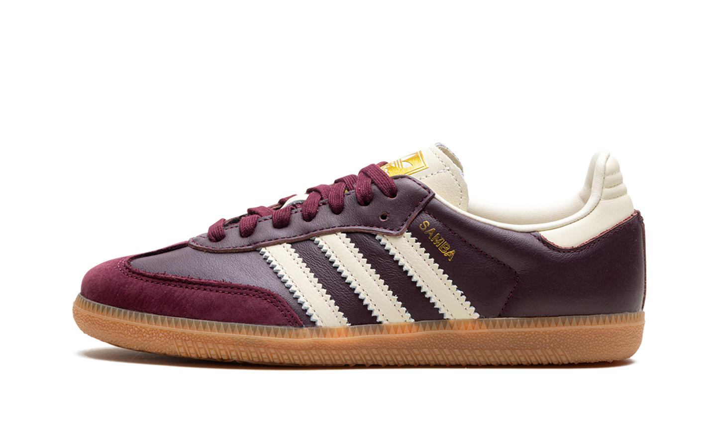 Adidas Samba OG | Maroon Gold Metallic