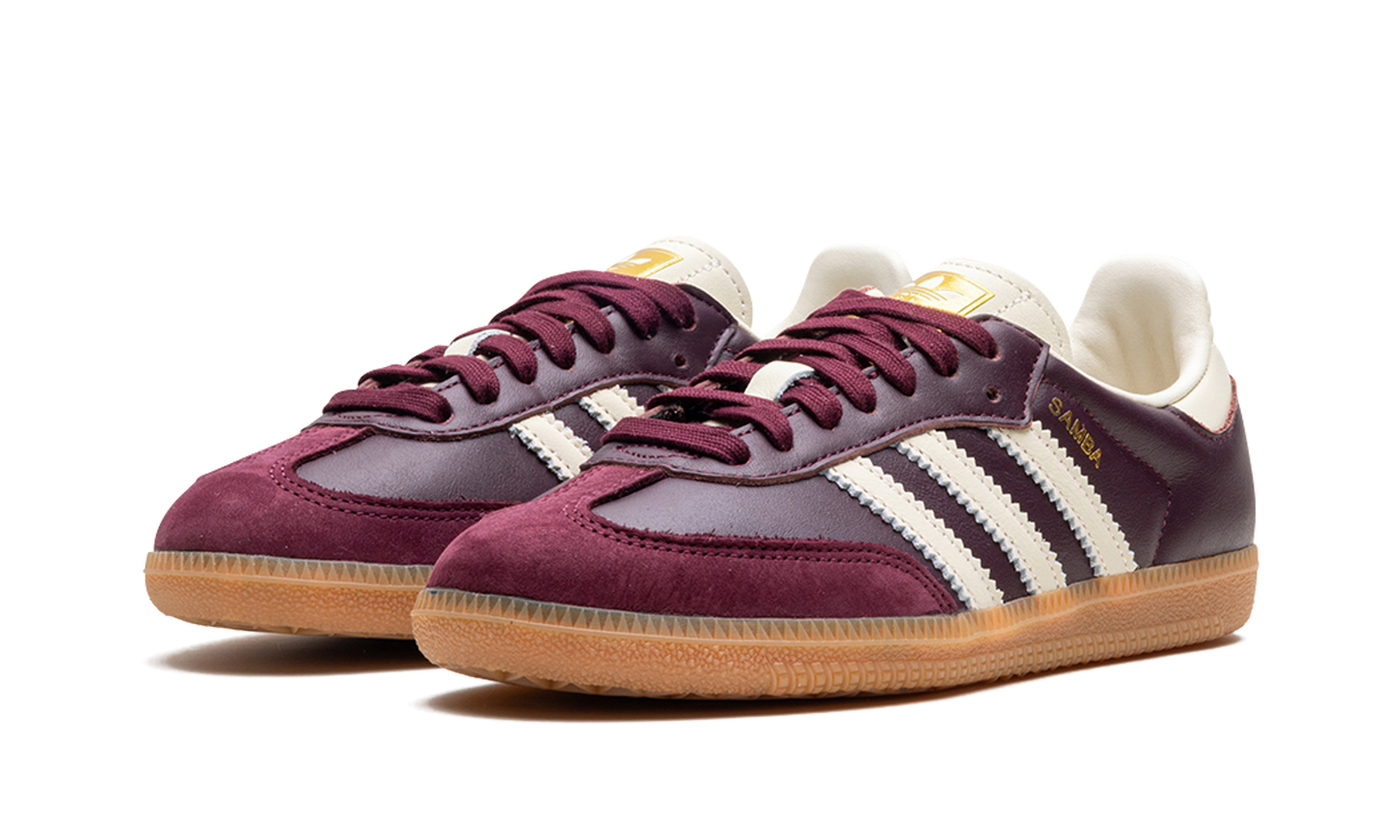 Adidas Samba OG | Maroon Gold Metallic