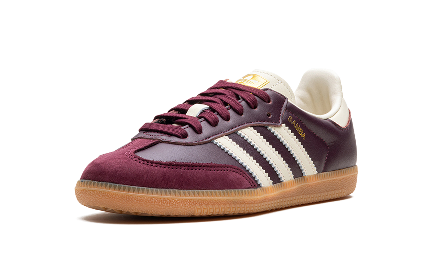 Adidas Samba OG | Maroon Gold Metallic