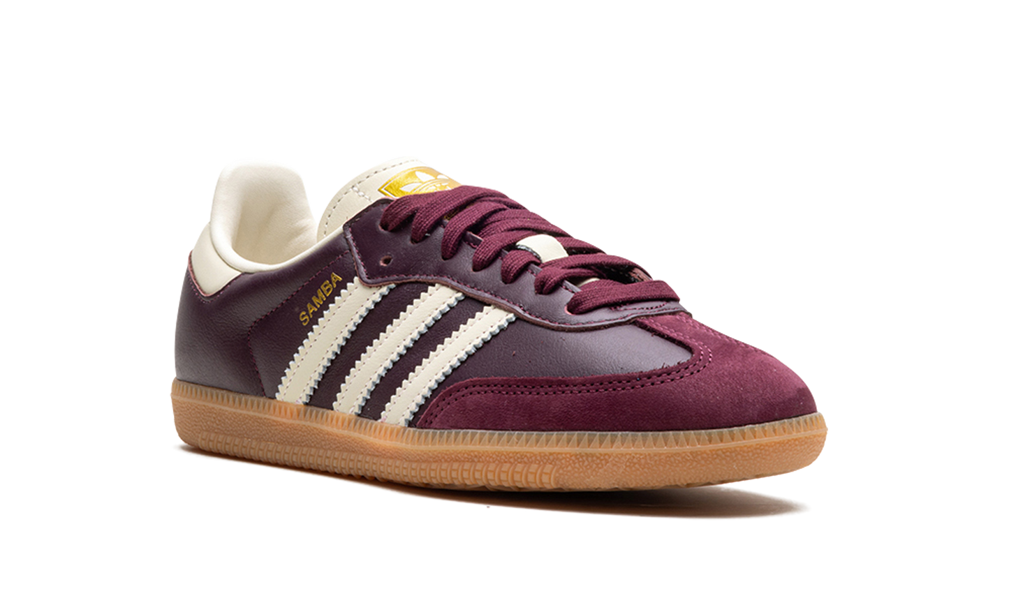 Adidas Samba OG | Maroon Gold Metallic