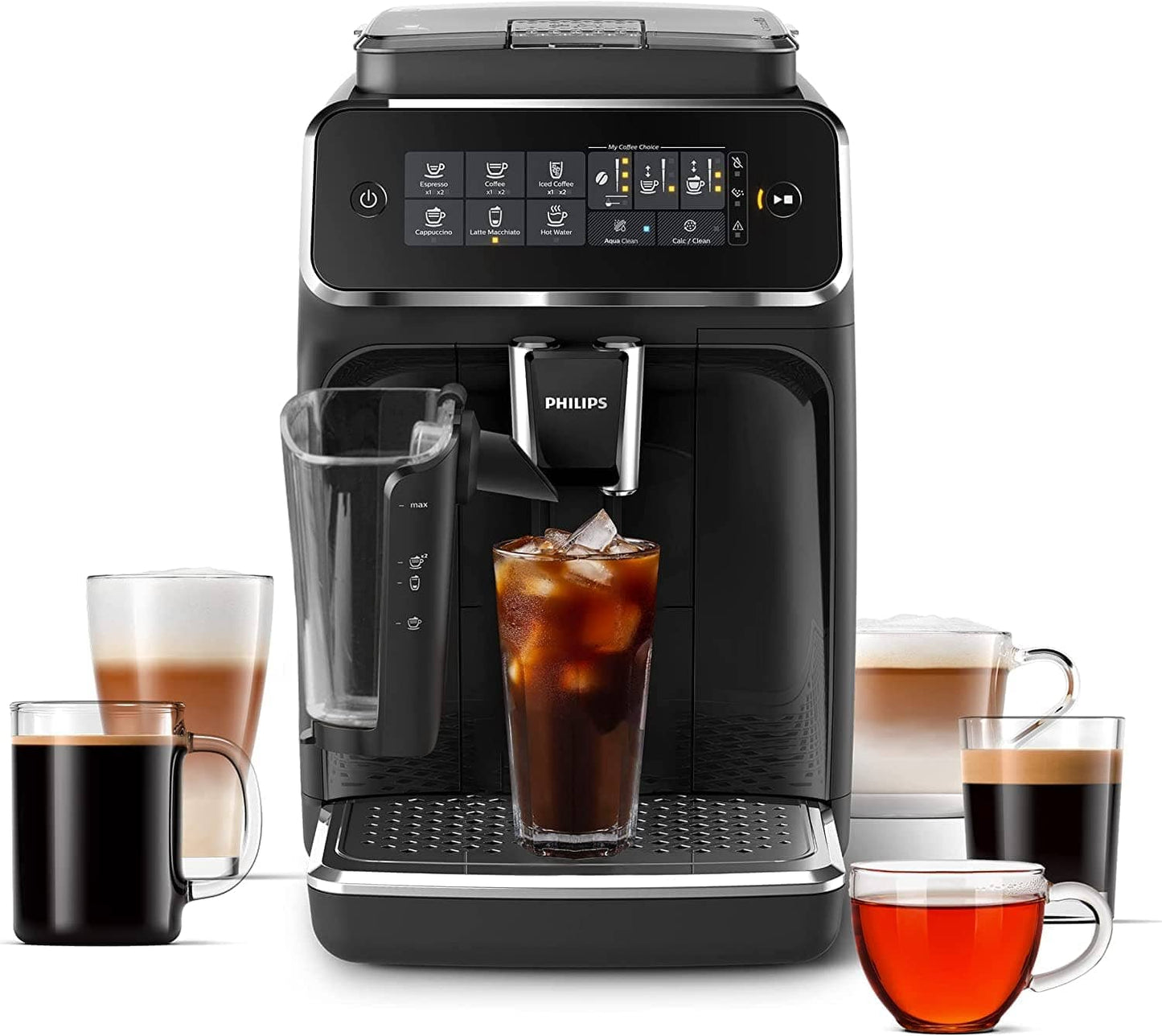 Philips 3200 LatteGo W/Iced Coffee Espresso Machine EP3241/74 - Refurbished