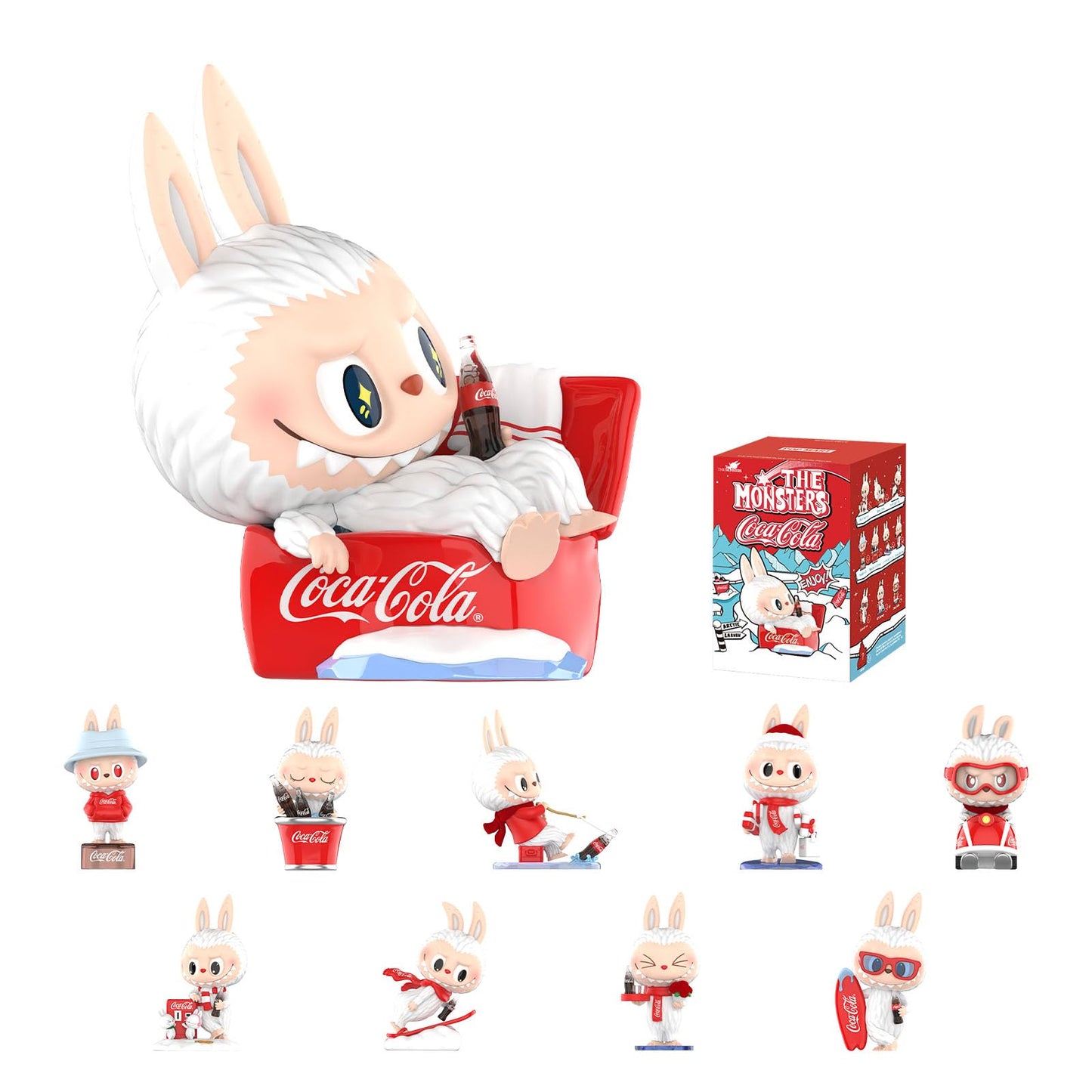 Pop Mart Labubu The Monsters Coca-Cola Series Figure Single Blind Box