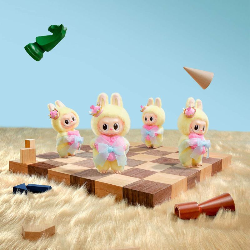 Pop Mart Labubu The Monsters Let's Checkmate Series Vinyl Plush Hanging Card