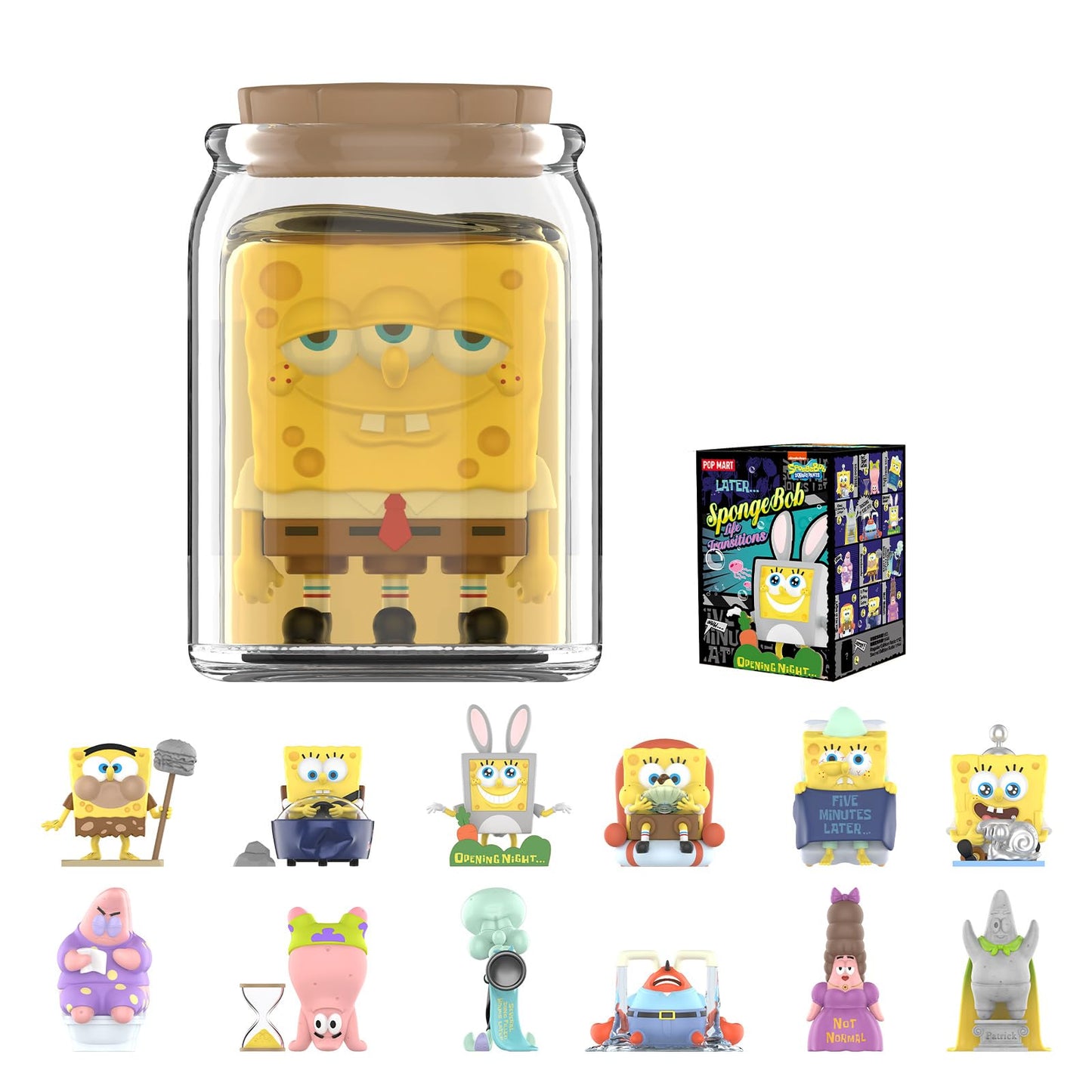 Pop Mart Labubu The Monsters Spongebob Series Figure Single Blind Box