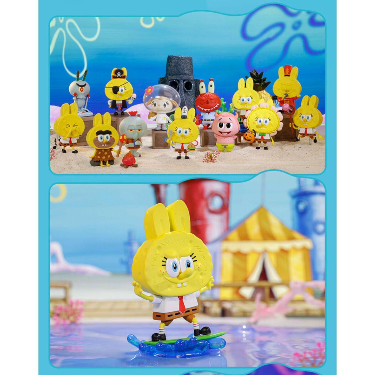 Pop Mart Labubu The Monsters Spongebob Series Sealed Case (12 Blind Box)