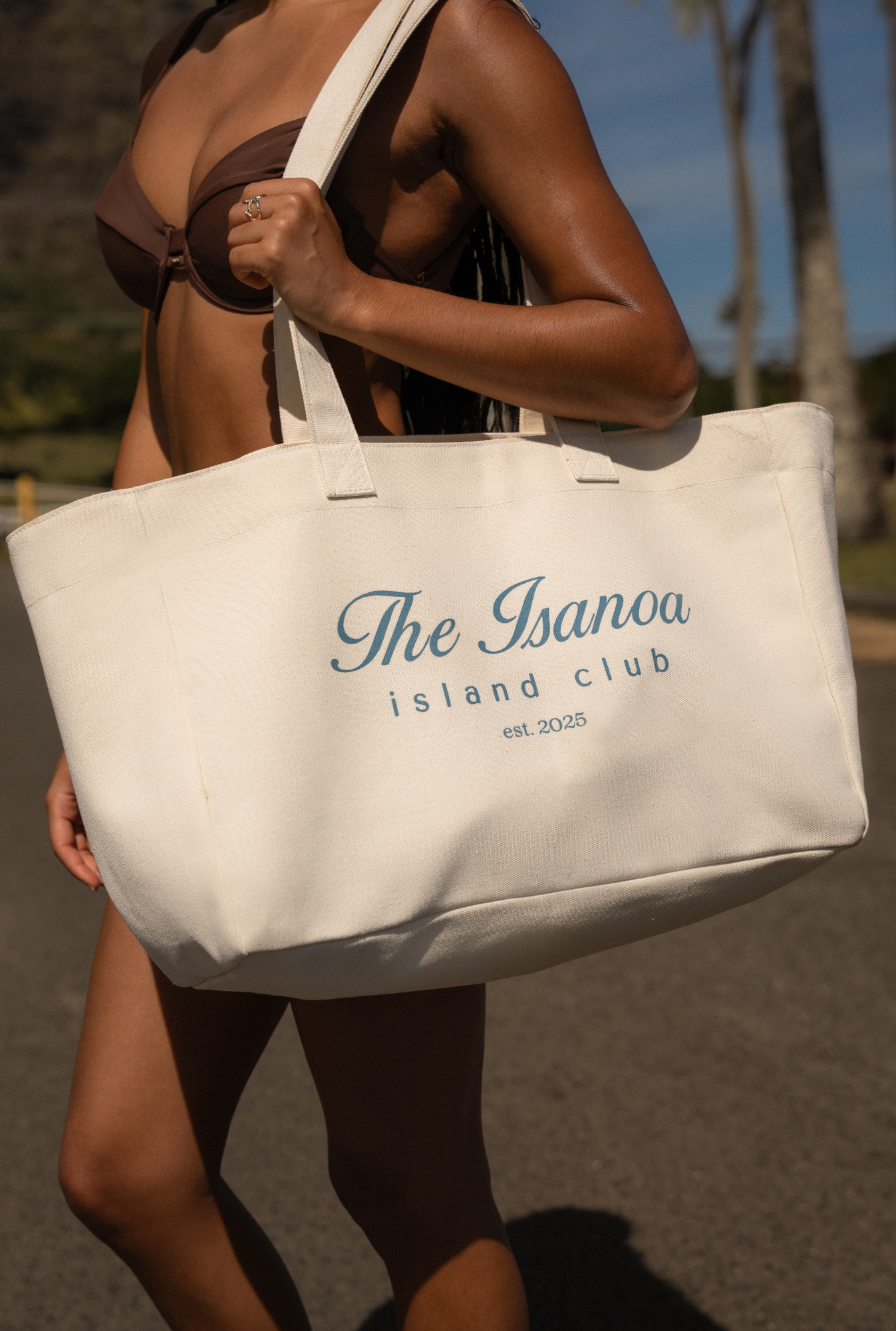 Beach bag cream