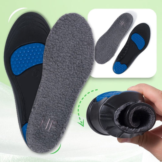 HIKE® Orthopedische Winter Inlegzolen - Warme, schokabsorberende, pijnstillende voetkussentjes