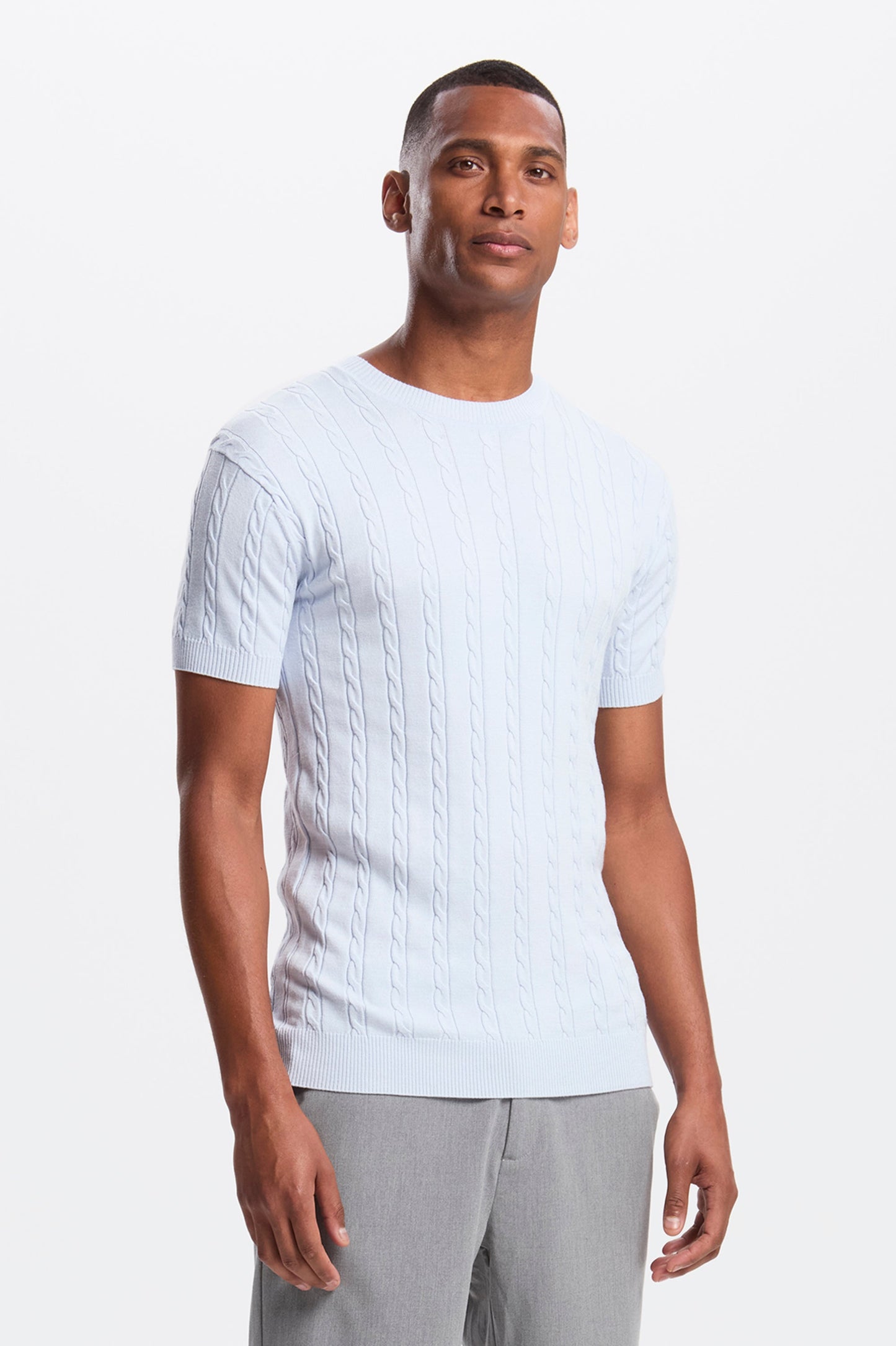 THE CABLE SHORT SLEEVE T-SHIRT