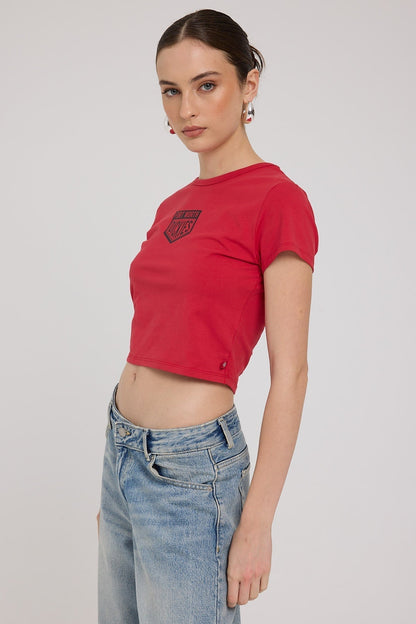 Dickies Pearsall Baby Tee Red