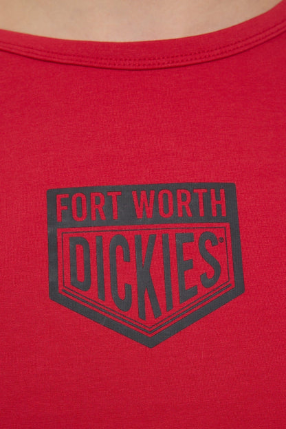 Dickies Pearsall Baby Tee Red