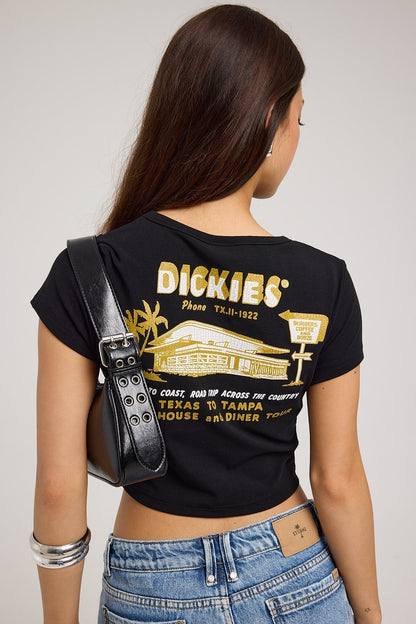Dickies Diner Tour Tee Black
